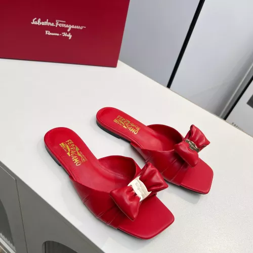 Replica Salvatore Ferragamo Slippers For Women #1304833 $85.00 USD for Wholesale