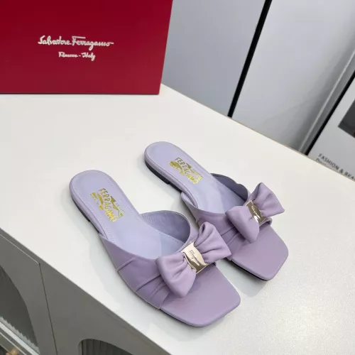 Replica Salvatore Ferragamo Slippers For Women #1304834 $85.00 USD for Wholesale