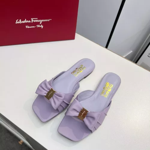 Replica Salvatore Ferragamo Slippers For Women #1304834 $85.00 USD for Wholesale