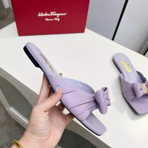 Replica Salvatore Ferragamo Slippers For Women #1304834 $85.00 USD for Wholesale