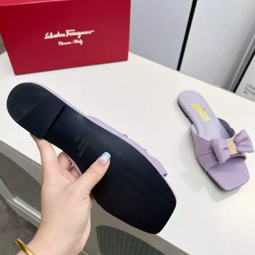 Replica Salvatore Ferragamo Slippers For Women #1304834 $85.00 USD for Wholesale