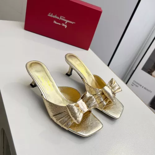 Wholesale Salvatore Ferragamo Slippers For Women #1304837 $88.00 USD, Wholesale Quality Replica Salvatore Ferragamo Slippers