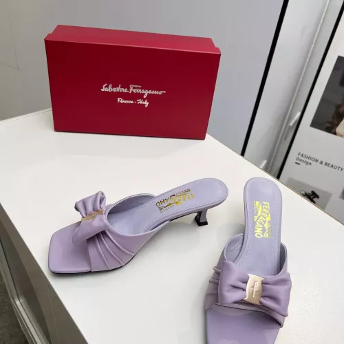 Replica Salvatore Ferragamo Slippers For Women #1304838 $88.00 USD for Wholesale