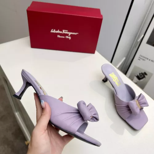 Replica Salvatore Ferragamo Slippers For Women #1304838 $88.00 USD for Wholesale