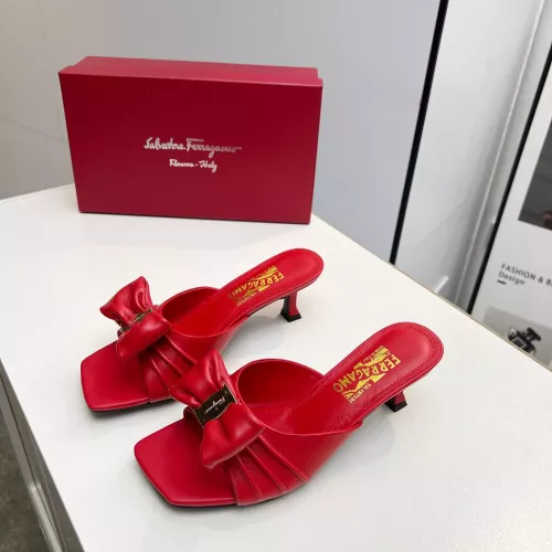 Wholesale Salvatore Ferragamo Slippers For Women #1304843 $88.00 USD, Wholesale Quality Replica Salvatore Ferragamo Slippers