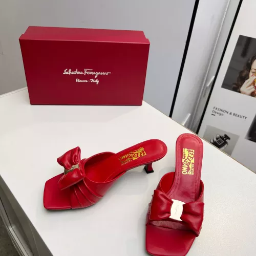 Replica Salvatore Ferragamo Slippers For Women #1304843 $88.00 USD for Wholesale