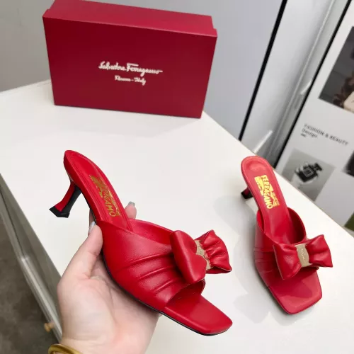 Replica Salvatore Ferragamo Slippers For Women #1304843 $88.00 USD for Wholesale