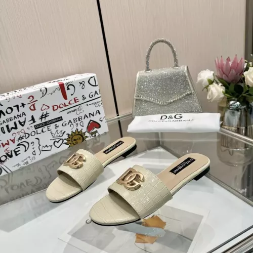 Wholesale Dolce &amp; Gabbana D&amp;G Slippers For Women #1305103 $80.00 USD, Wholesale Quality Replica Dolce &amp; Gabbana D&amp;G Slippers