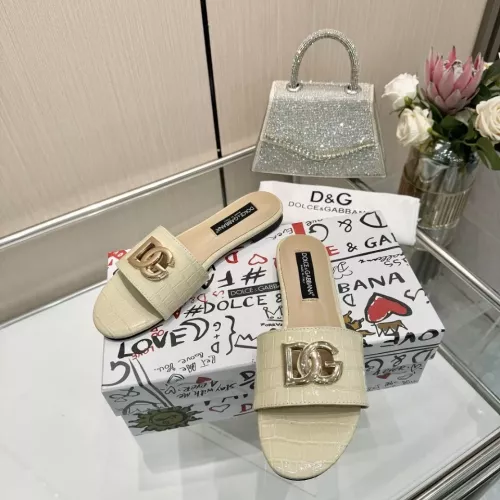 Replica Dolce & Gabbana D&G Slippers For Women #1305103 $80.00 USD for Wholesale