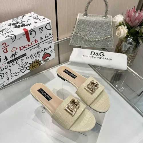 Replica Dolce & Gabbana D&G Slippers For Women #1305103 $80.00 USD for Wholesale