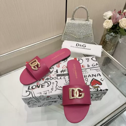 Replica Dolce & Gabbana D&G Slippers For Women #1305111 $80.00 USD for Wholesale