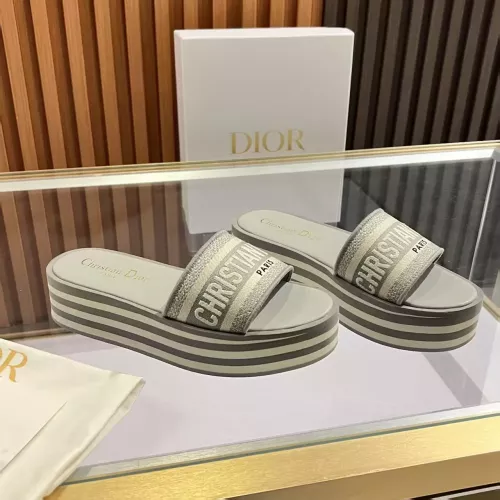 Replica Christian Dior Slippers For Women #1305126 $82.00 USD for Wholesale