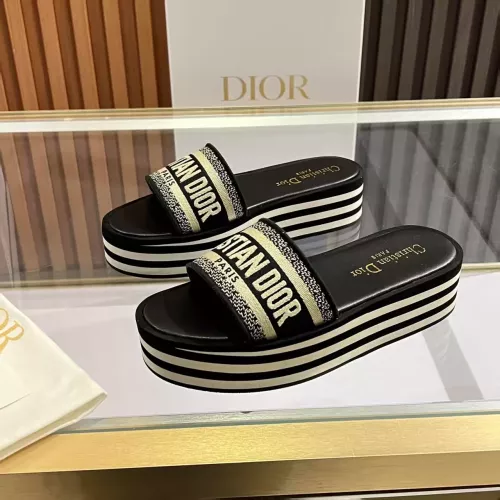 Wholesale Christian Dior Slippers For Women #1305128 $82.00 USD, Wholesale Quality Replica Christian Dior Slippers