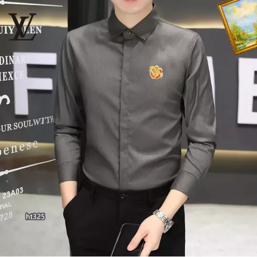 Wholesale Louis Vuitton LV Shirts Long Sleeved For Men #1306268 $40.00 USD, Wholesale Quality Replica Louis Vuitton LV Shirts