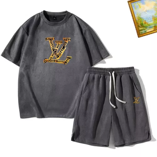 Wholesale Louis Vuitton LV Tracksuits Short Sleeved For Men #1306400 $48.00 USD, Wholesale Quality Replica Louis Vuitton LV Tracksuits