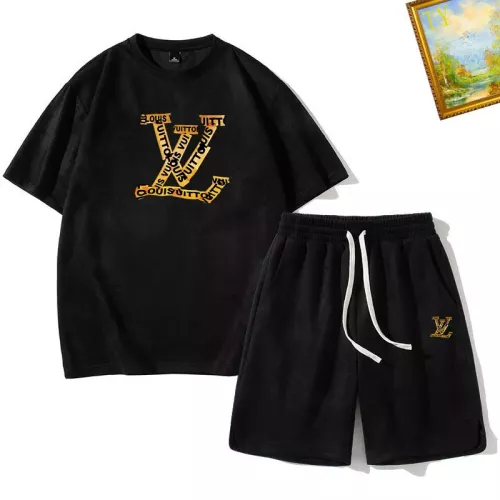 Wholesale Louis Vuitton LV Tracksuits Short Sleeved For Men #1306401 $48.00 USD, Wholesale Quality Replica Louis Vuitton LV Tracksuits