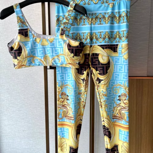 Wholesale Fendi Yoga Tracksuits Sleeveless For Women #1310113 $42.00 USD, Wholesale Quality Replica Fendi Tracksuits