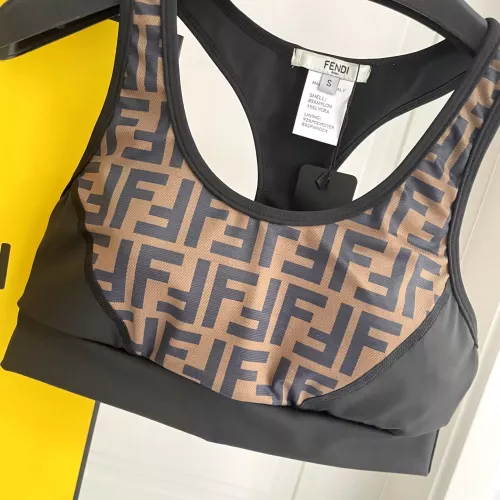 Replica Fendi Yoga Tracksuits Sleeveless For Women #1310118 $42.00 USD for Wholesale