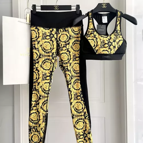 Wholesale Versace Yoga Tracksuits Sleeveless For Women #1310119 $42.00 USD, Wholesale Quality Replica Versace Tracksuits