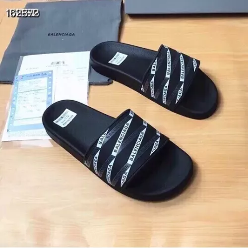 Replica Balenciaga Slippers For Men #1311093 $45.00 USD for Wholesale