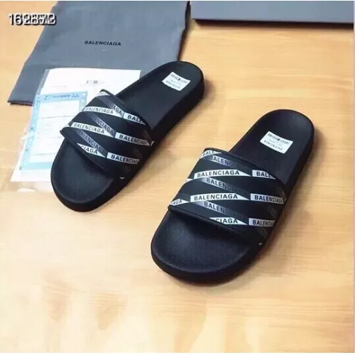 Replica Balenciaga Slippers For Men #1311093 $45.00 USD for Wholesale