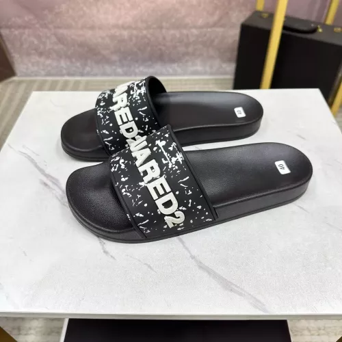 Replica Dsquared Slippers For Men #1311131 $45.00 USD for Wholesale