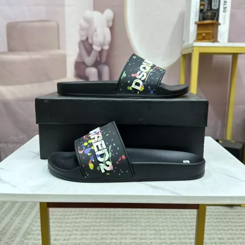 Replica Dsquared Slippers For Men #1311132 $45.00 USD for Wholesale