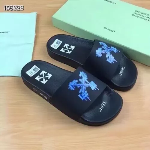 Wholesale Off-White Slippers For Women #1311196 $45.00 USD, Wholesale Quality Replica Off-White Slippers