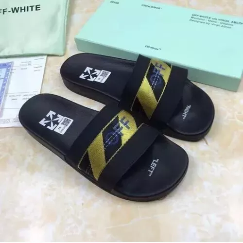 Wholesale Off-White Slippers For Women #1311210 $45.00 USD, Wholesale Quality Replica Off-White Slippers
