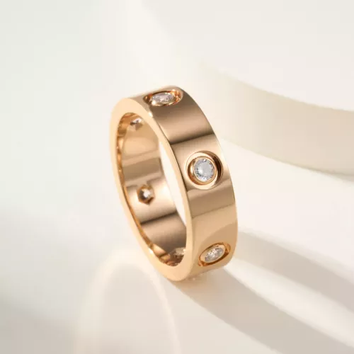 Wholesale Cartier Rings In Rose Gold #1311733 $48.00 USD, Wholesale Quality Replica Cartier Rings