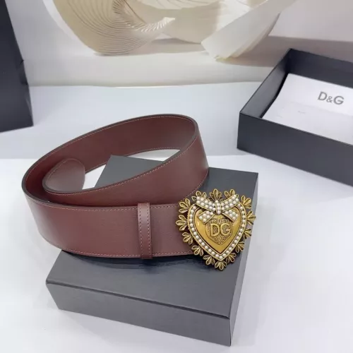 Replica Dolce & Gabbana D&G AAA Quality Belts In 5.0cm For Women #1313094 $80.00 USD for Wholesale