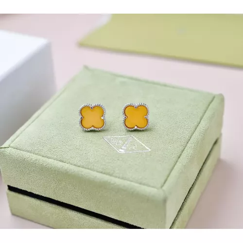 Wholesale Van Cleef &amp; Arpels Earrings For Women #1313554 $15.00 USD, Wholesale Quality Replica Van Cleef &amp; Arpels Earrings