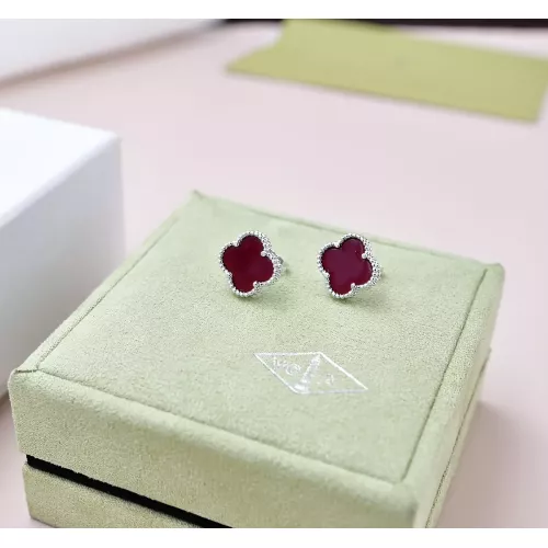 Wholesale Van Cleef &amp; Arpels Earrings For Women #1313558 $15.00 USD, Wholesale Quality Replica Van Cleef &amp; Arpels Earrings