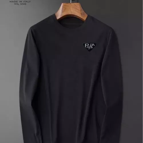 Wholesale Prada T-Shirts Long Sleeved For Unisex #1314268 $34.00 USD, Wholesale Quality Replica Prada T-Shirts