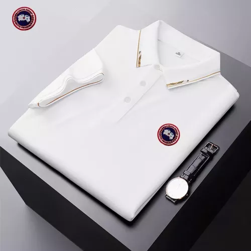 Replica Canada Goose T-Shirts Short Sleeved For Men #1314367 $34.00 USD for Wholesale