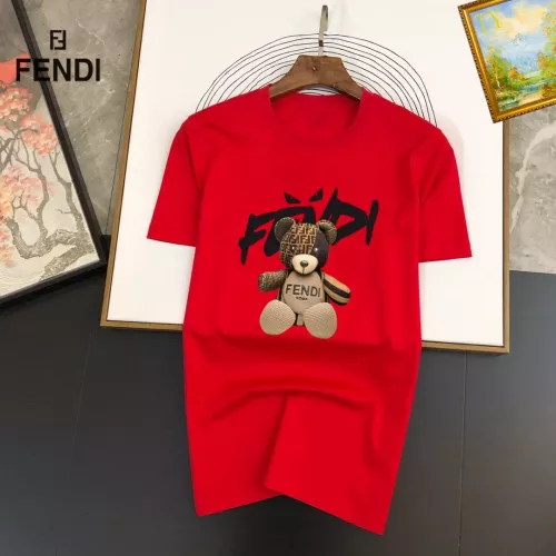 Wholesale Fendi T-Shirts Short Sleeved For Unisex #1314491 $25.00 USD, Wholesale Quality Replica Fendi T-Shirts