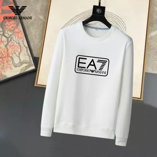 Wholesale Armani Hoodies Long Sleeved For Men #1315416 $40.00 USD, Wholesale Quality Replica Armani Hoodies