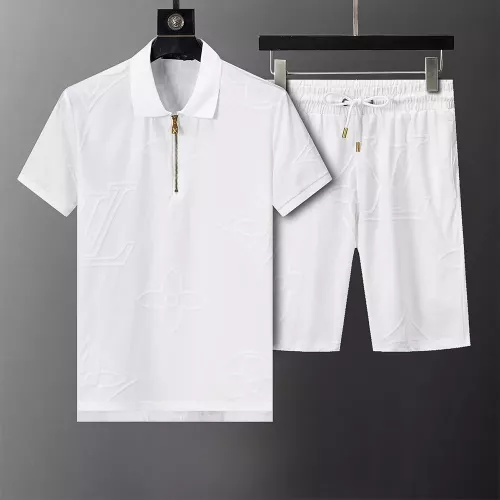 Wholesale Louis Vuitton LV Tracksuits Short Sleeved For Men #1315585 $45.00 USD, Wholesale Quality Replica Louis Vuitton LV Tracksuits