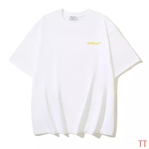 Replica Off-White T-Shirts Short Sleeved For Unisex #1316009 $29.00 USD for Wholesale