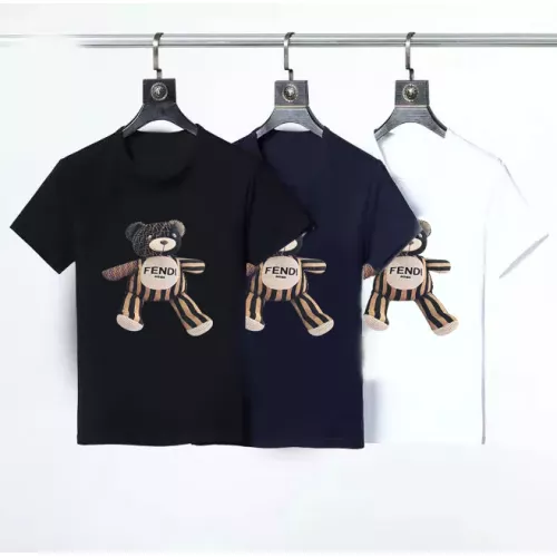 Replica Fendi T-Shirts Short Sleeved For Men #1316432 $23.00 USD for Wholesale