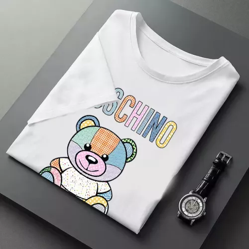 Replica Moschino T-Shirts Short Sleeved For Men #1316437 $23.00 USD for Wholesale