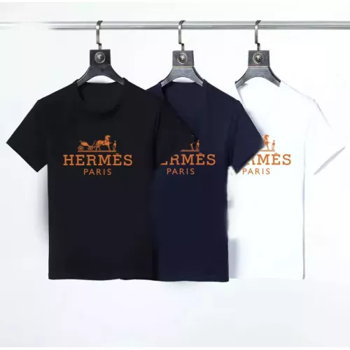 Replica Hermes T-Shirts Short Sleeved For Men #1316553 $23.00 USD for Wholesale