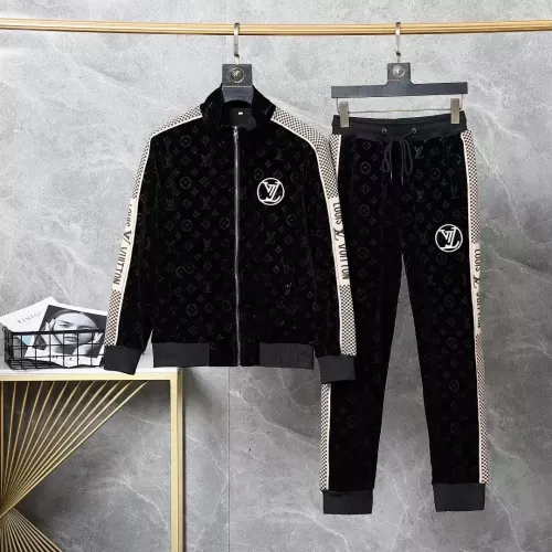 Wholesale Louis Vuitton LV Tracksuits Long Sleeved For Men #1317042 $85.00 USD, Wholesale Quality Replica Louis Vuitton LV Tracksuits