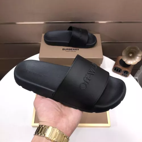 Wholesale Off-White Slippers For Men #1317137 $56.00 USD, Wholesale Quality Replica Off-White Slippers