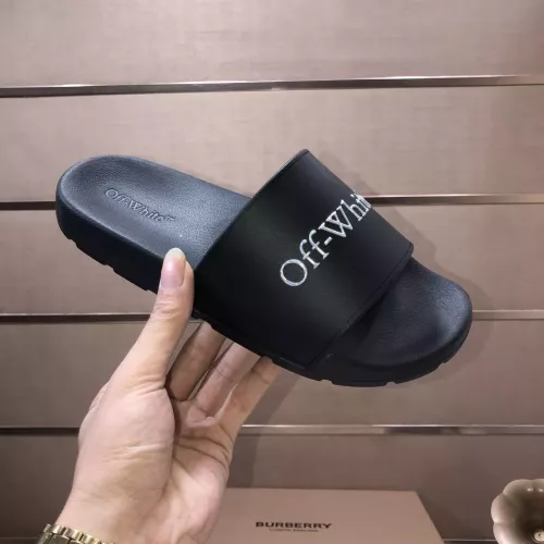 Replica Off-White Slippers For Men #1317140 $56.00 USD for Wholesale