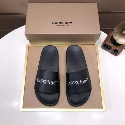 Replica Off-White Slippers For Men #1317140 $56.00 USD for Wholesale