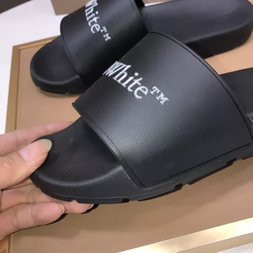 Replica Off-White Slippers For Men #1317140 $56.00 USD for Wholesale