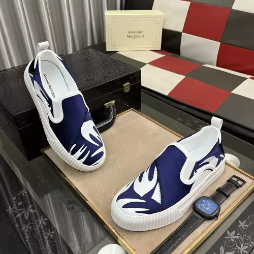 Wholesale Alexander McQueen Casual Shoes For Men #1317305 $80.00 USD, Wholesale Quality Replica Alexander McQueen Casual Shoes