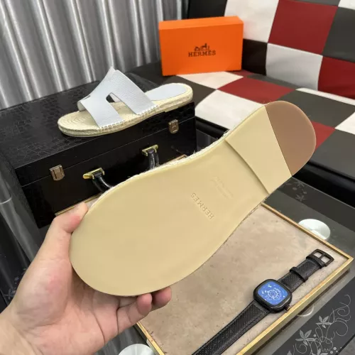 Replica Hermes Slippers For Men #1317382 $60.00 USD for Wholesale