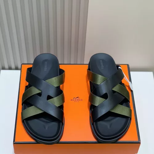 Wholesale Hermes Slippers For Men #1317534 $56.00 USD, Wholesale Quality Replica Hermes Slippers